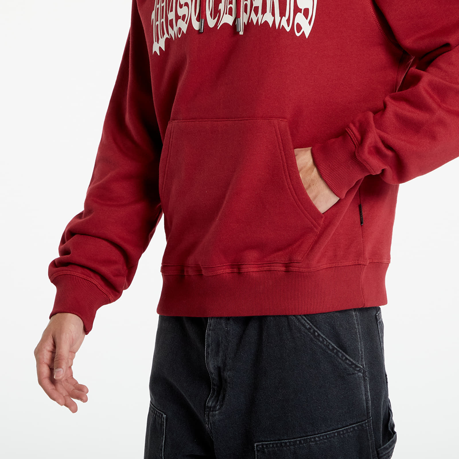 Férfi kapucnis pulcsik Wasted Paris Hoodie Fate Burnt Red