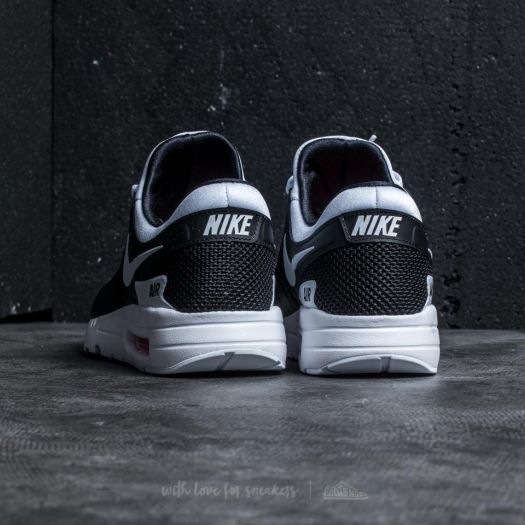 nike air max zero essential black white