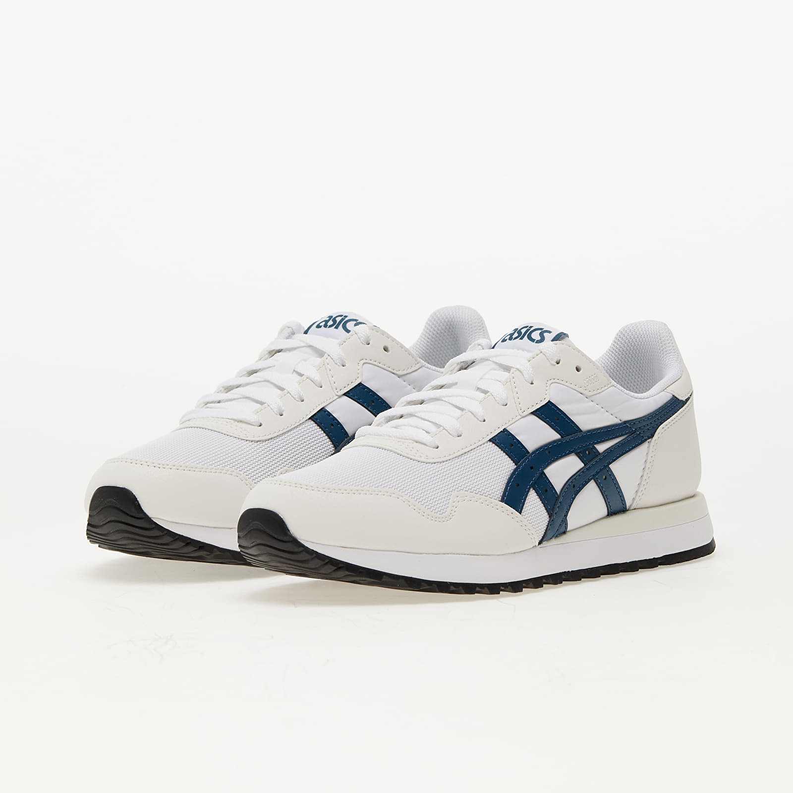 Men s shoes Asics Tiger Runner II White Vintage Indigo Footshop
