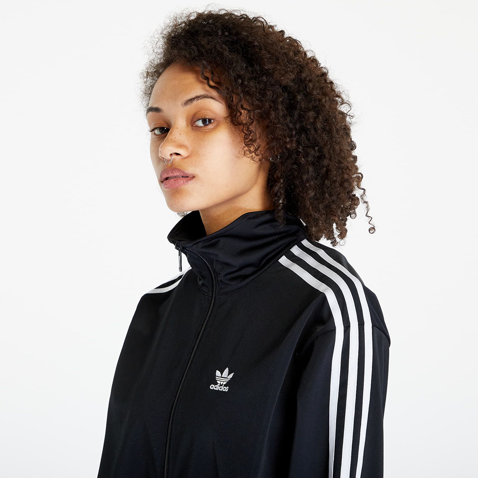 Sweatjacken und Sweatshirts adidas Adicolor Classics Loose Firebird Track Top Black