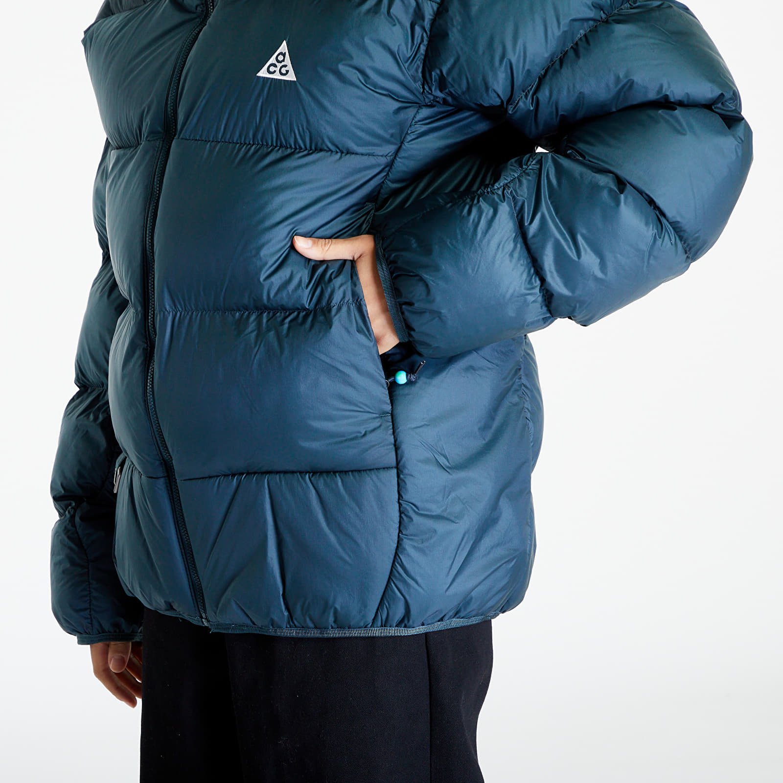 Giacche Nike Therma-FIT ADV ACG "Lunar Lake" Puffer Jacket UNISEX Deep Jungle/ Summit White