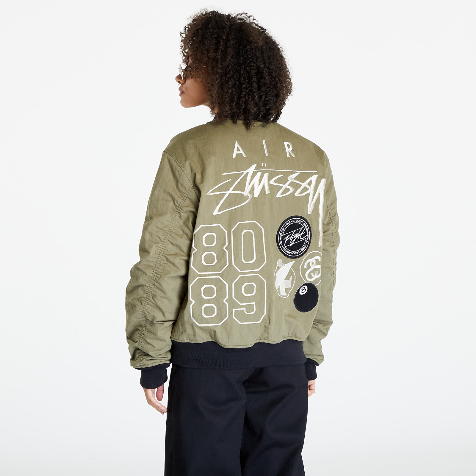 Stussy bamboo sales bomber jacket