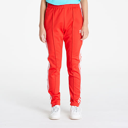 Pants and jeans adidas Originals SST Pants PB Red