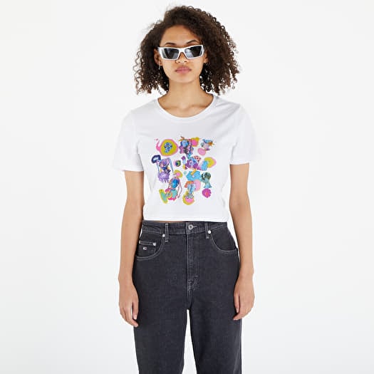 Póló Footshop Romanian Artist Croptop White