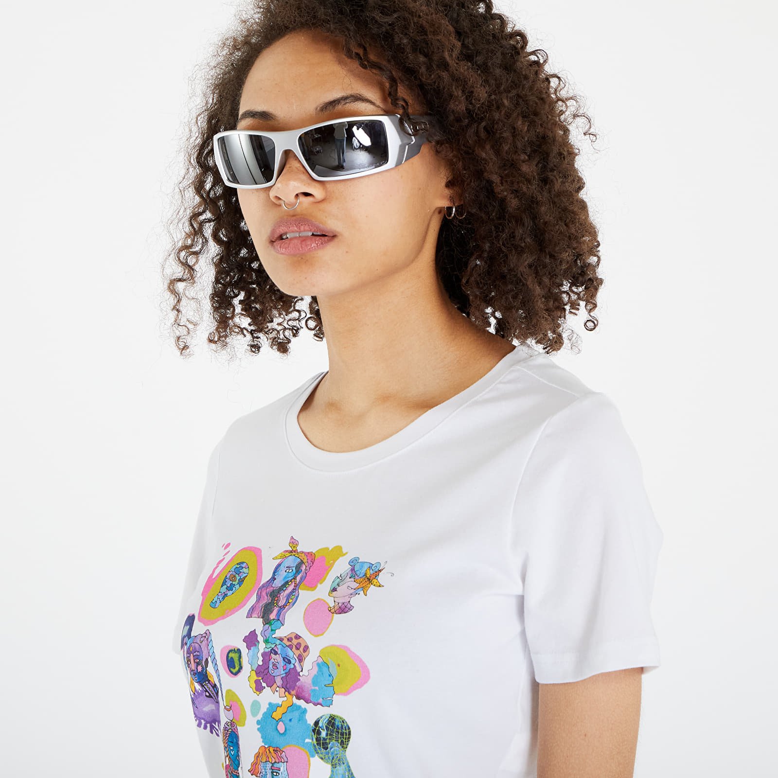 T-shirts Footshop Romanian Artist Croptop White
