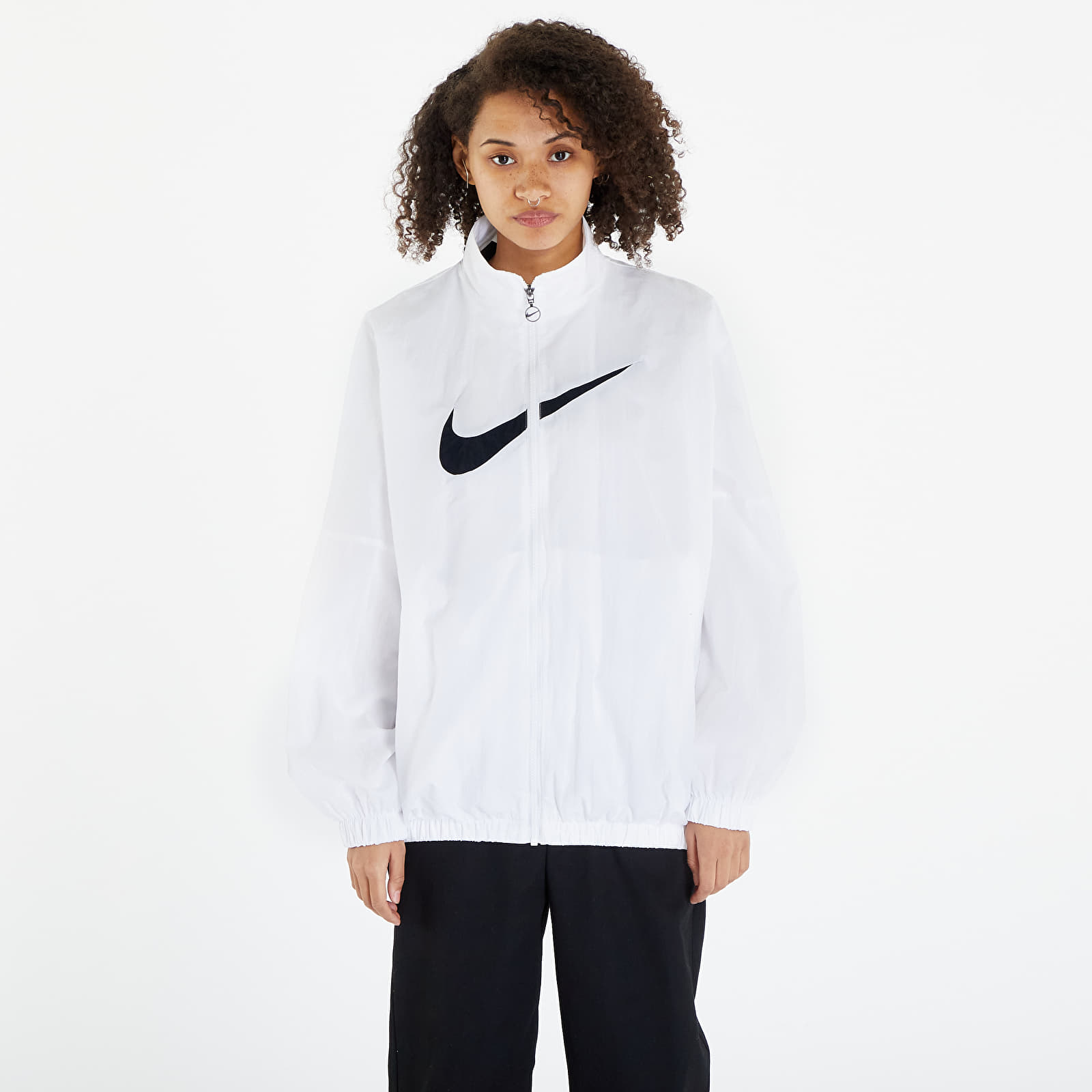 Levně Nike NSW Essential Woven Jacket Hbr White/ Black