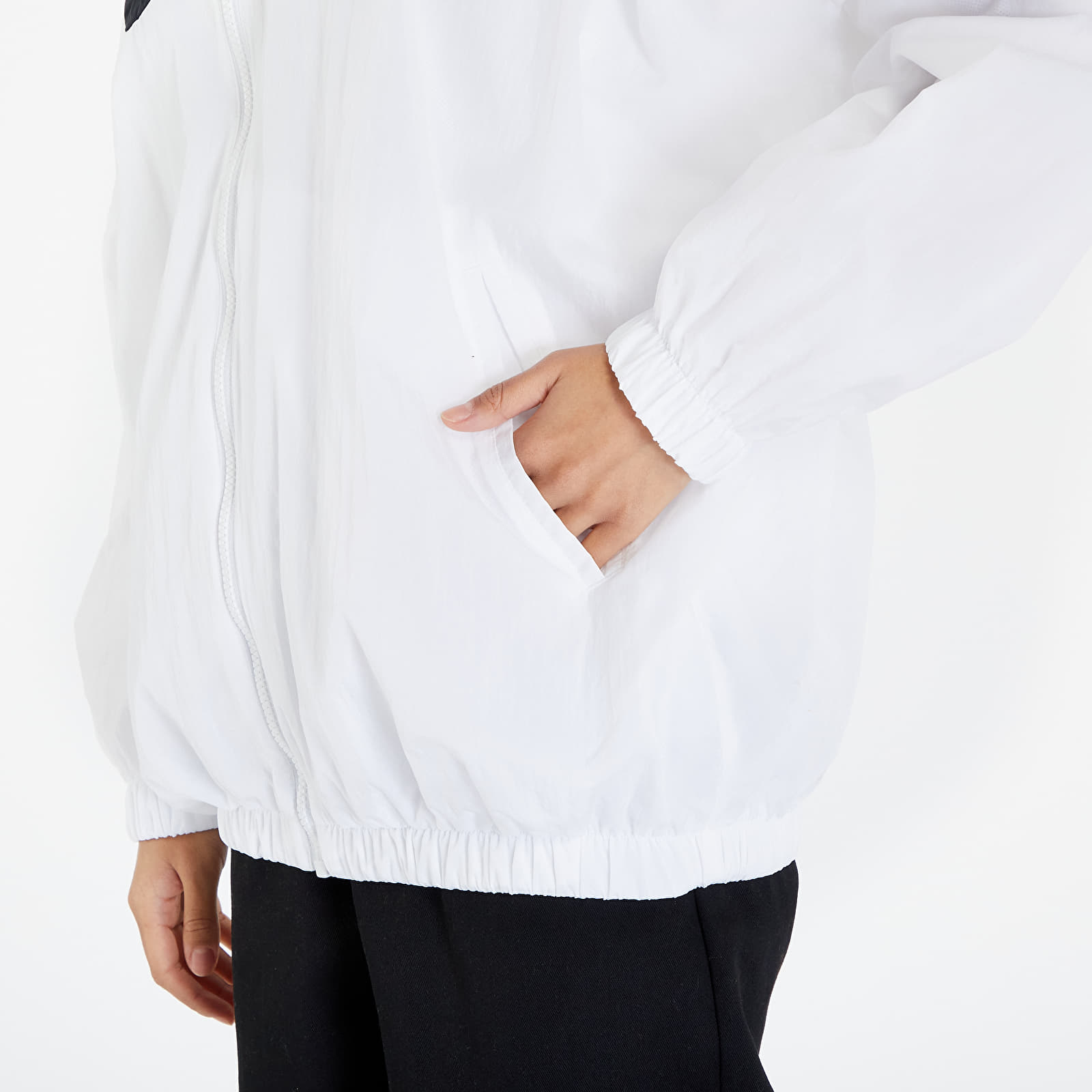 Větrovky Nike NSW Essential Woven Jacket Hbr White/ Black