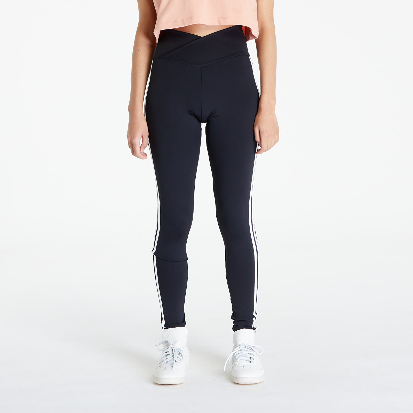 Adidas 3 stripe cotton leggings deals