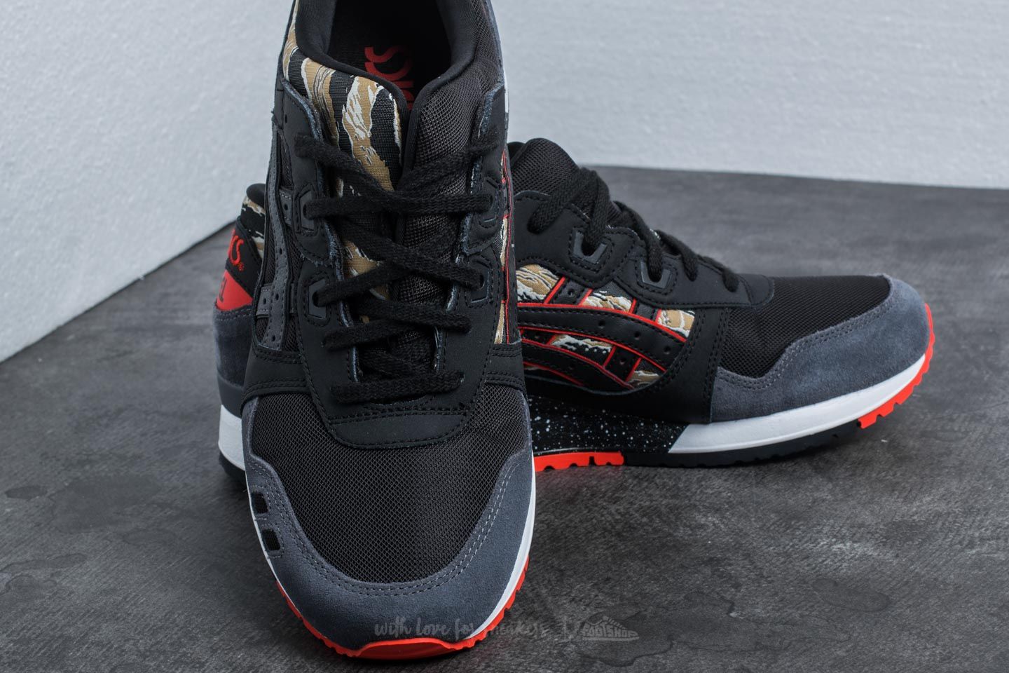 Men s shoes Asics Gel Lyte III Black Black Footshop