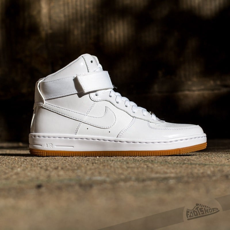 Moteriška avalynė Nike WMNS Air Force 1 Ultra Force Mid White/White-Hyper Punch