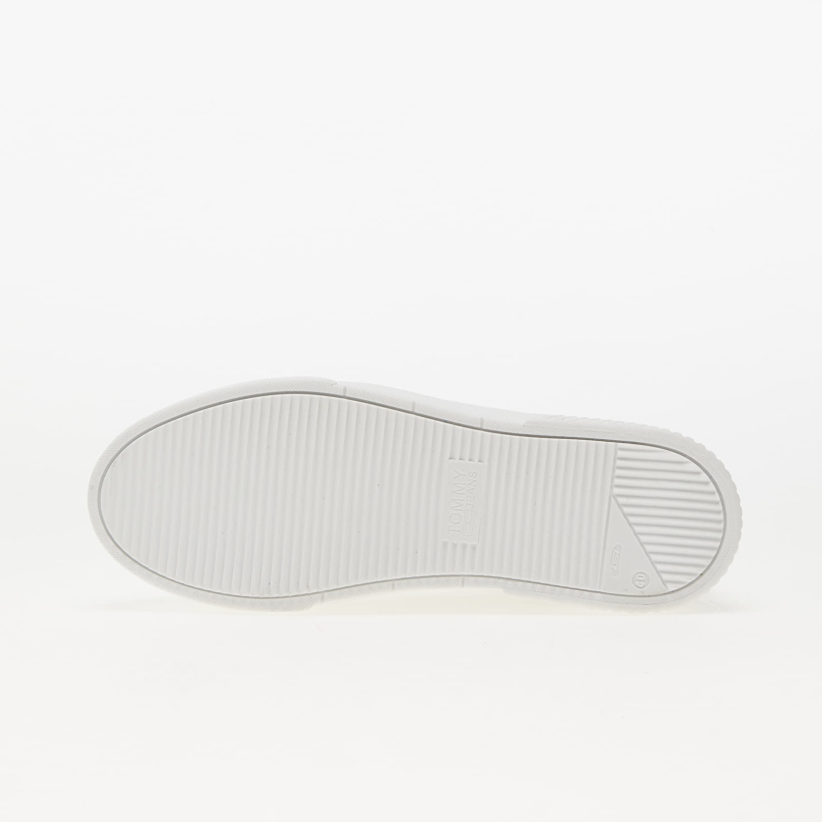 Női cipők TOMMY JEANS Elevated Leather Cupsole White
