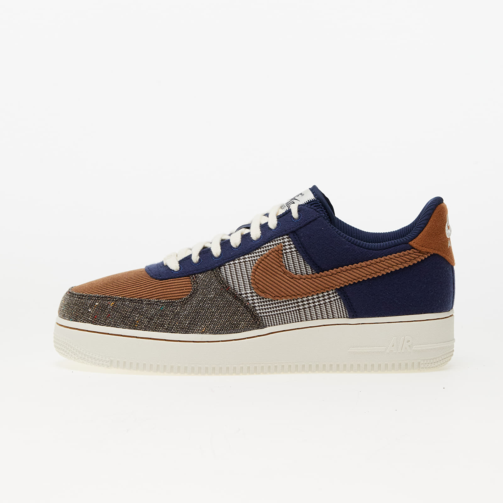 Levně Nike Air Force 1 '07 Premium Midnight Navy/ Ale Brown-Pale Ivory