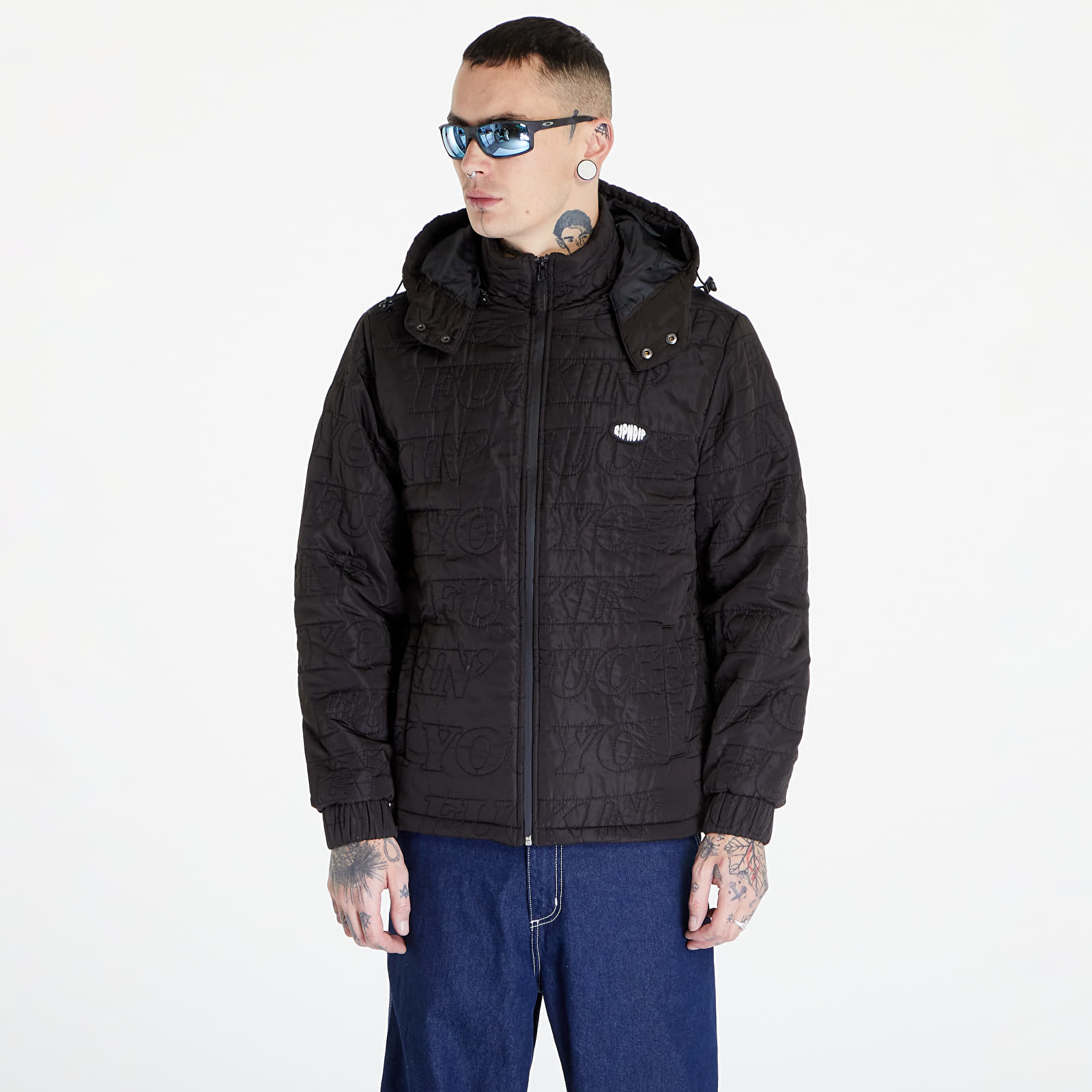 Vestes  RIPNDIP Fuckin Fuck Puffer Jacket Black