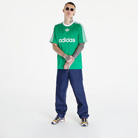 Adidas originals t deals shirt green white