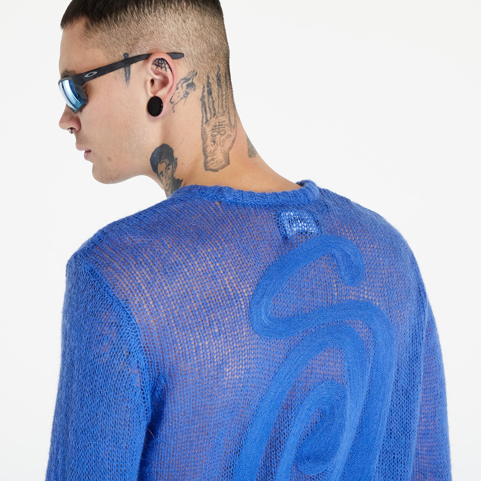 Suéteres Stüssy S Loose Knit Sweater UNISEX Blue