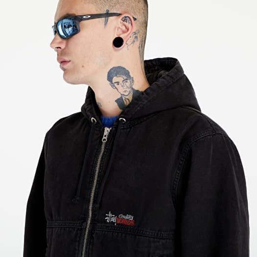 Kurtki Stüssy Canvas Insulated Work Jacket UNISEX Black