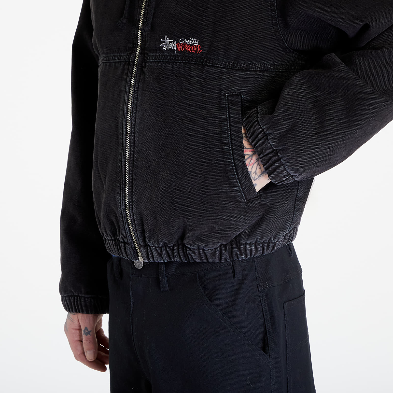 Jakker Stüssy Canvas Insulated Work Jacket UNISEX Black