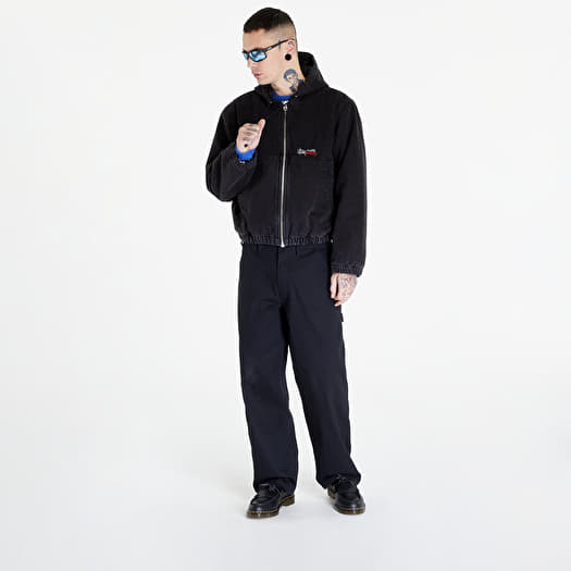 Stüssy Canvas Insulated Work Jacket UNISEX Black | Footshop