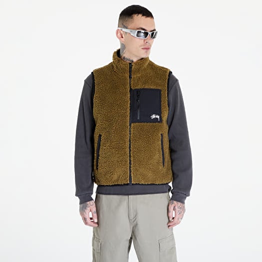 Hooded sherpa vest store