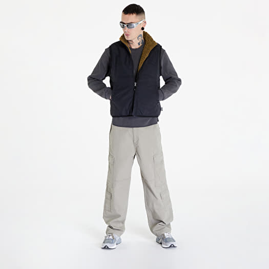 Stussy SHERPA REVERSIBLE VEST ボア カーキ XL Stüssy - SHERPA REVERSIBLE VEST | HBX