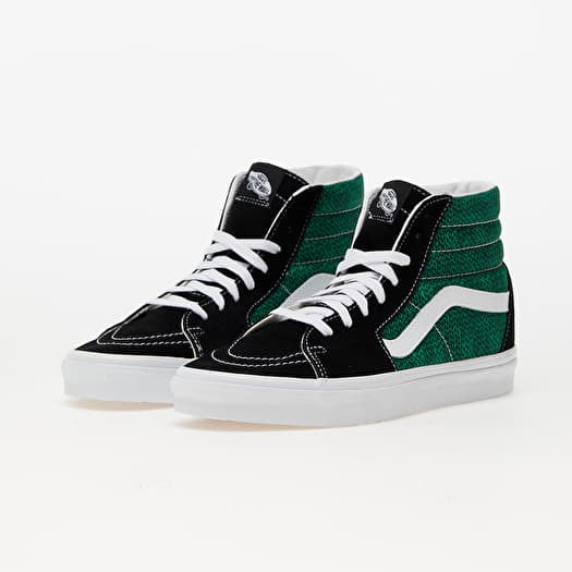 Green vans high top sneakers sales