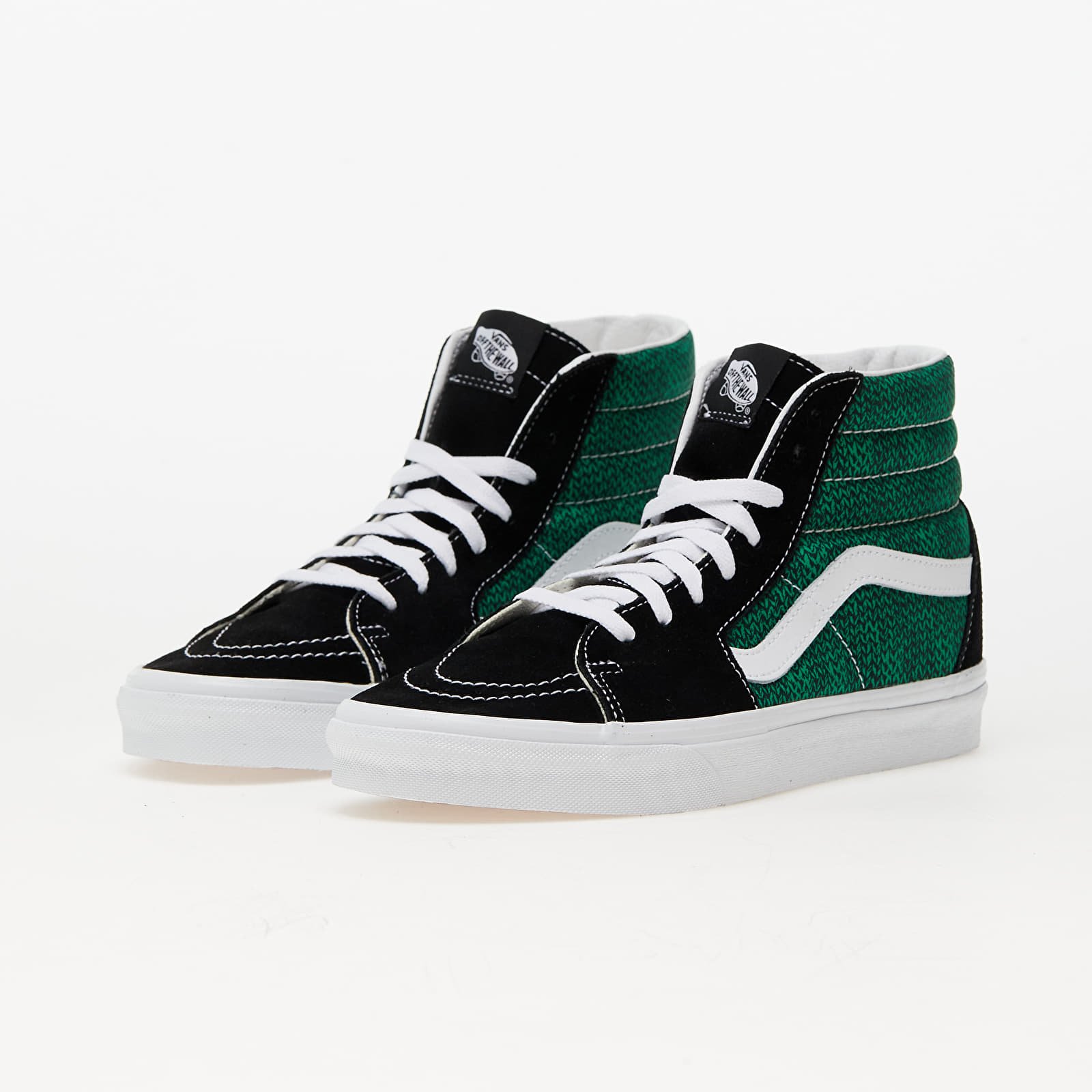 Green and black vans shoes store