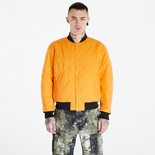 Bomber Jackets Nike U NRG x Stussy Reversible Jacket Medium Olive Bright Mandarin Sail Footshop