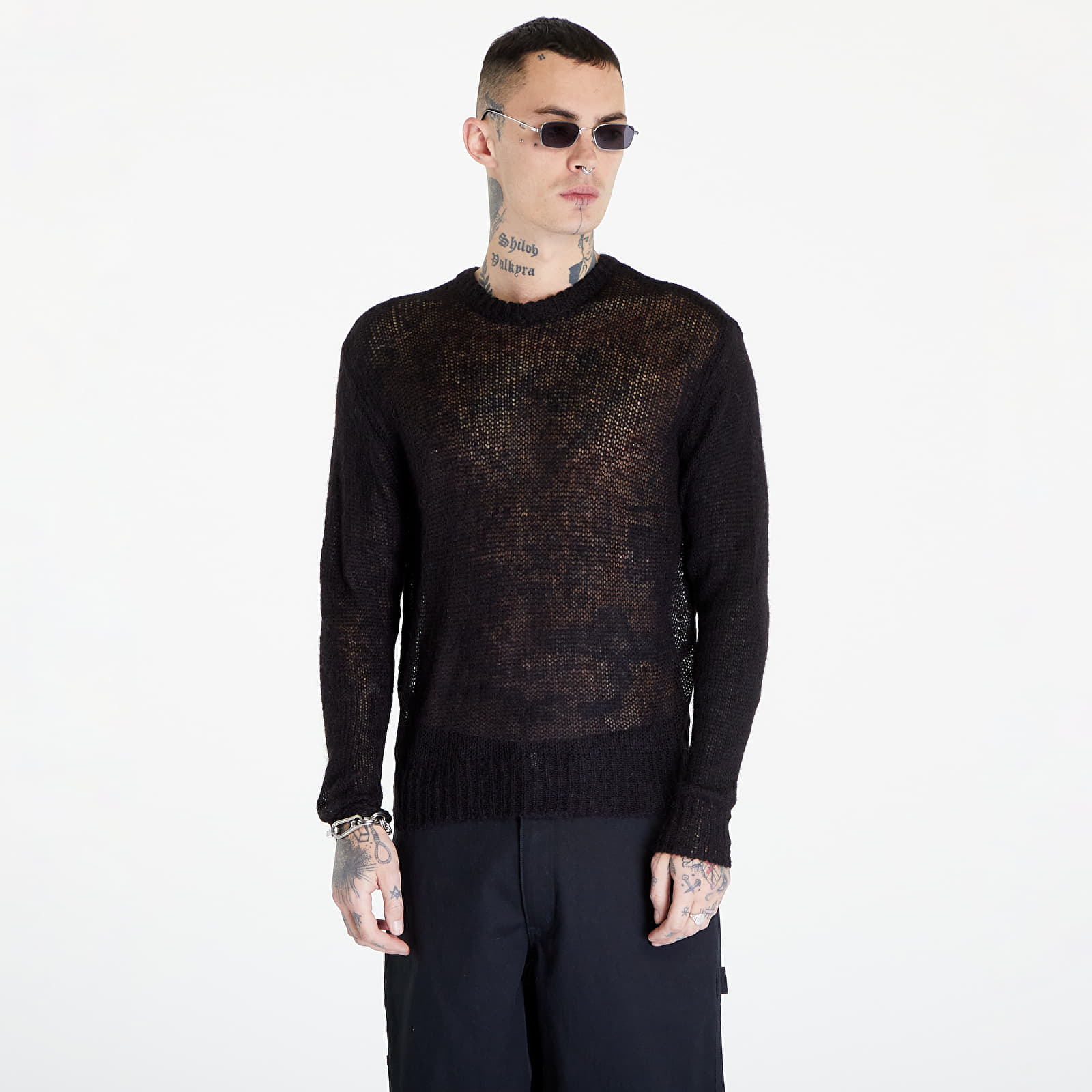 Sweaters Stüssy S Loose Knit Sweater UNISEX Black