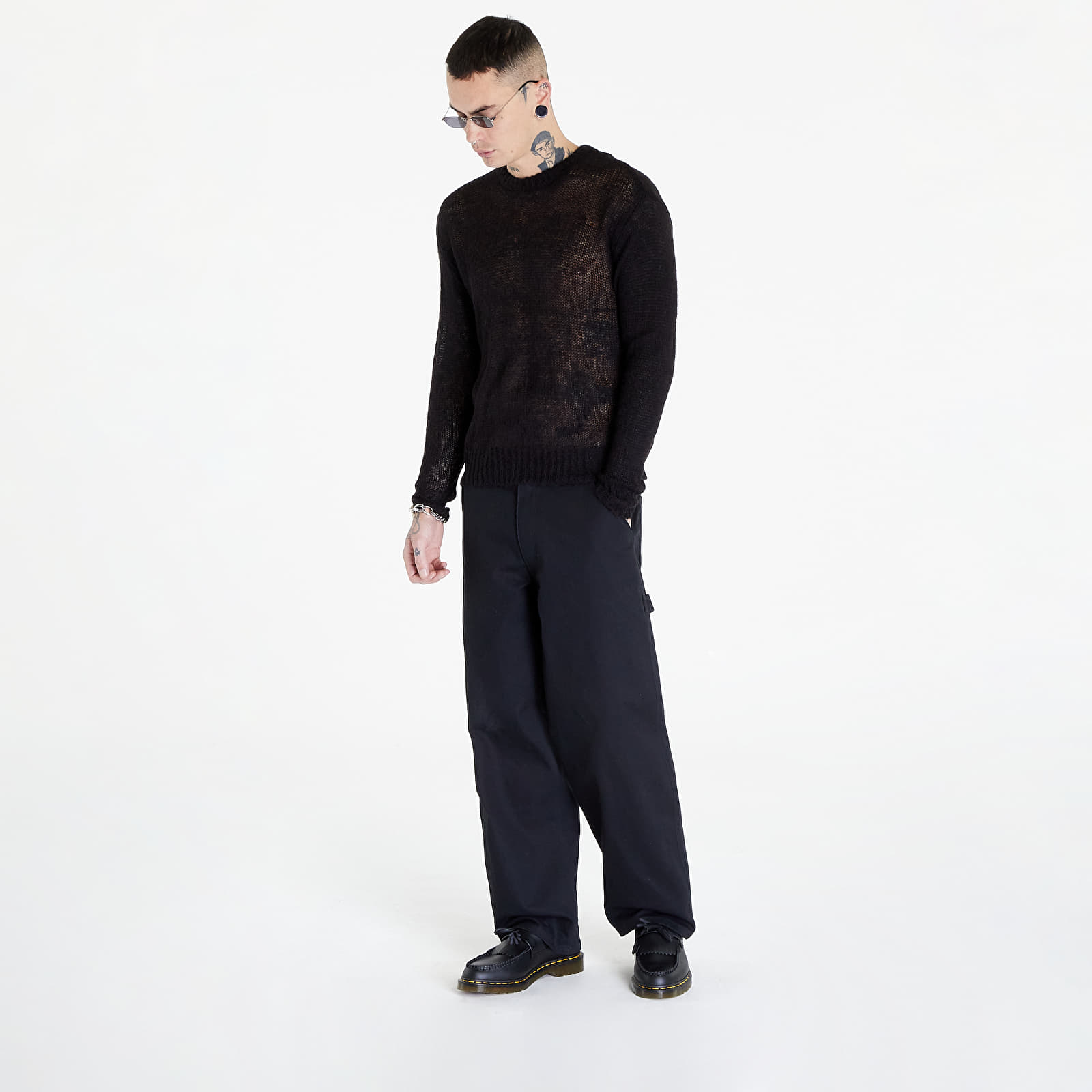 Sweaters Stüssy S Loose Knit Sweater UNISEX Black