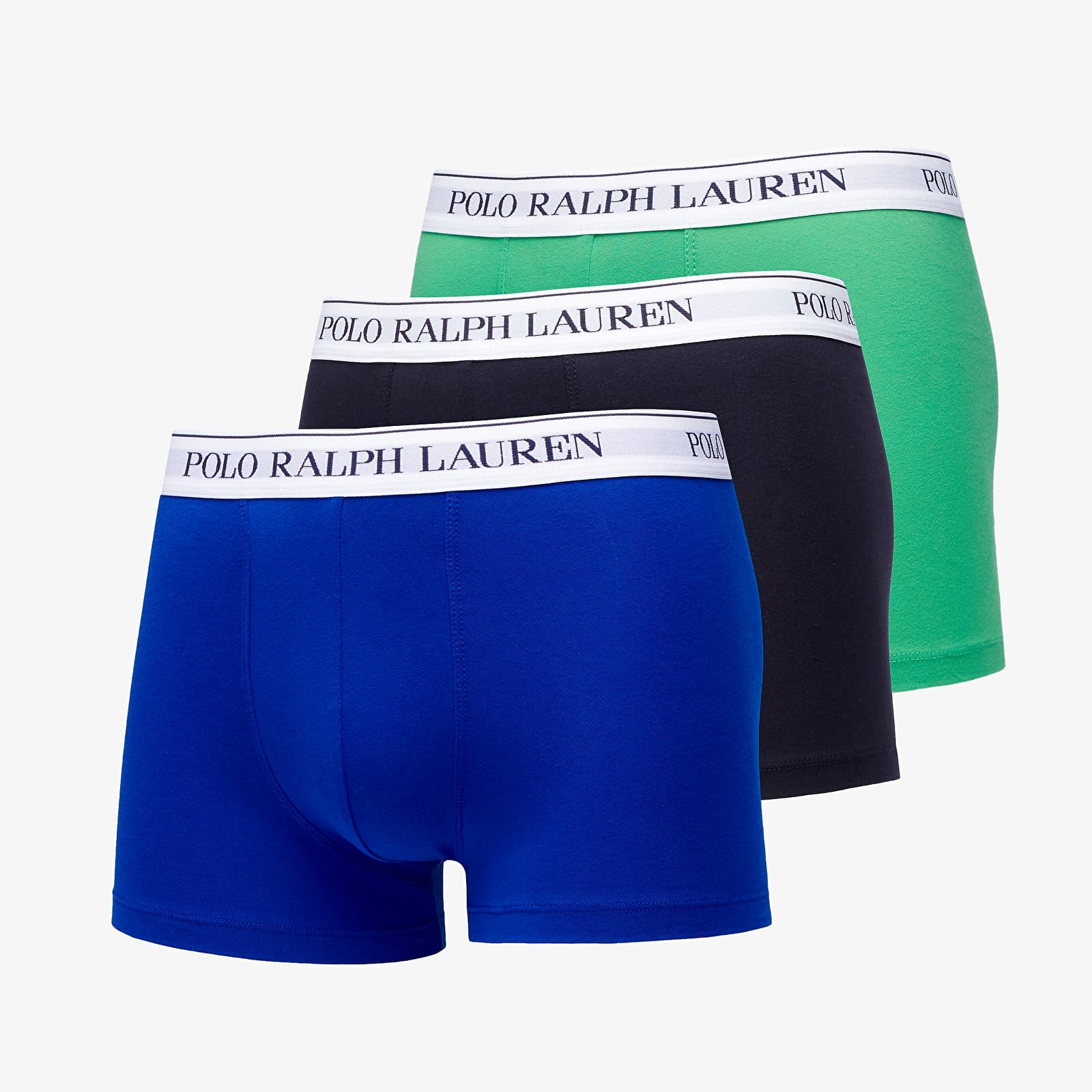 Boxer shorts Ralph Lauren Stretch Cotton Classic Trunk 3-Pack Dark Navy/  Green/ Game Royal
