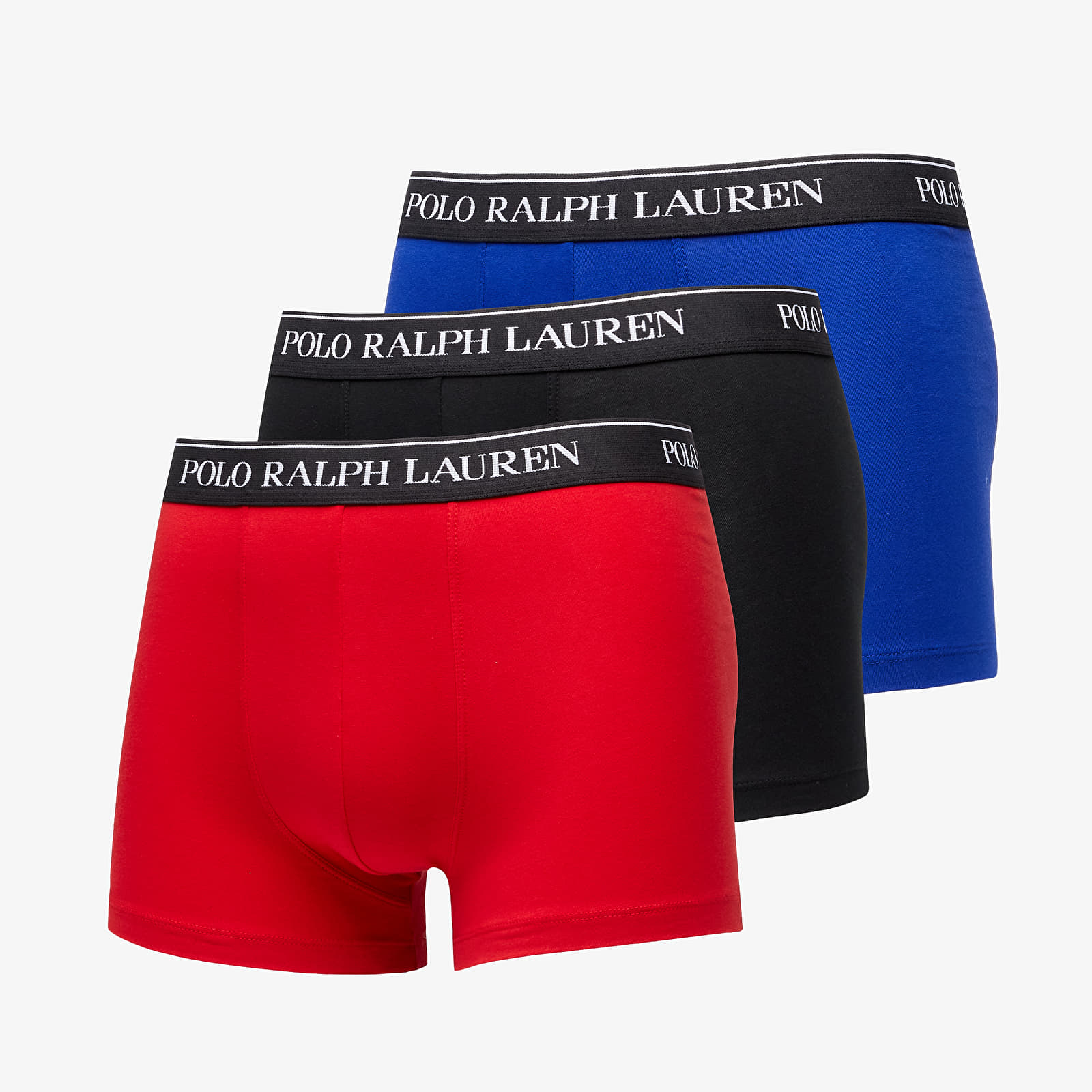 Ralph Lauren Stretch Cotton Classic Trunk 3-Pack Blue/ Red/ Black image9