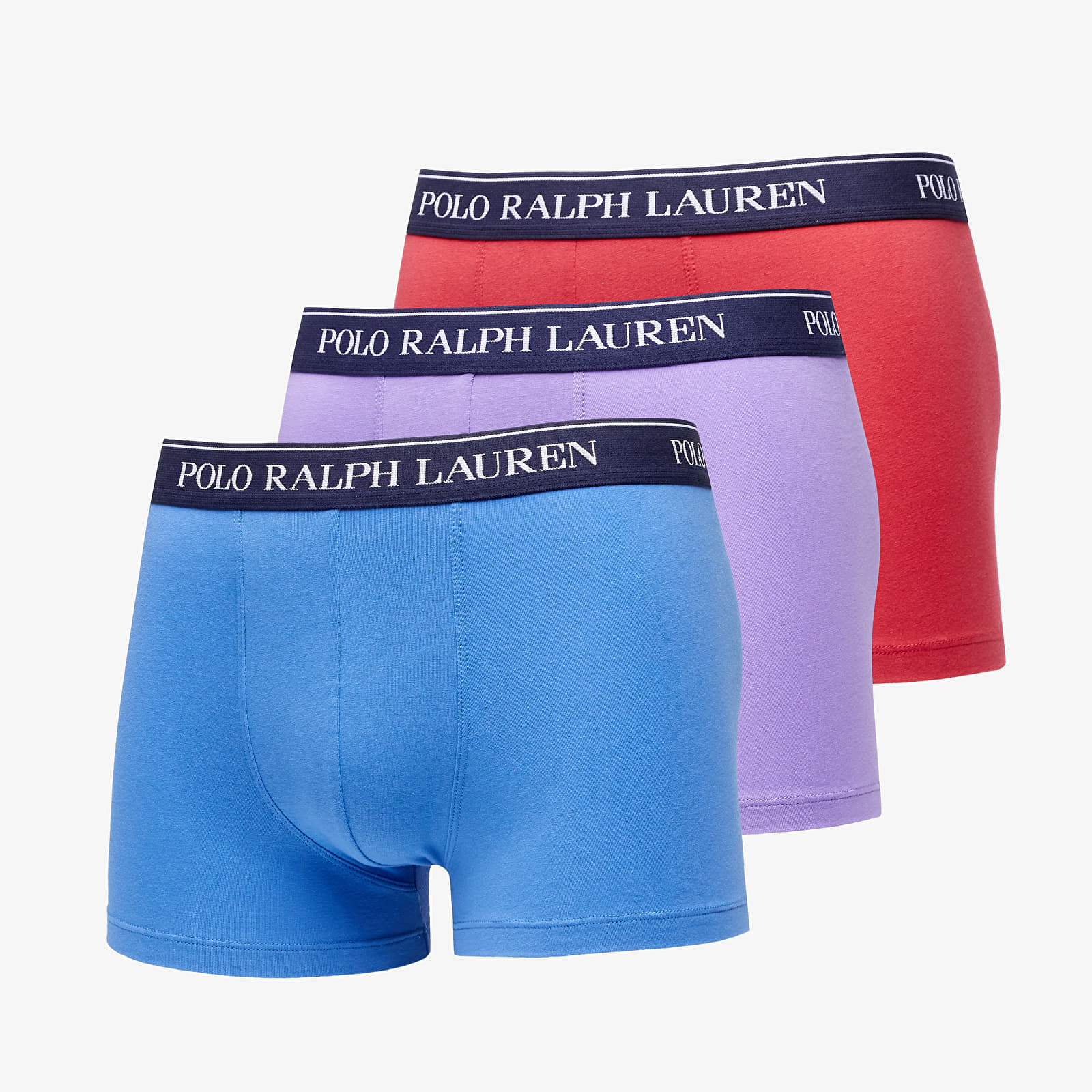 Ralph Lauren Stretch Cotton Classic Trunk 3-Pack Blue/ Purple/ Red image10
