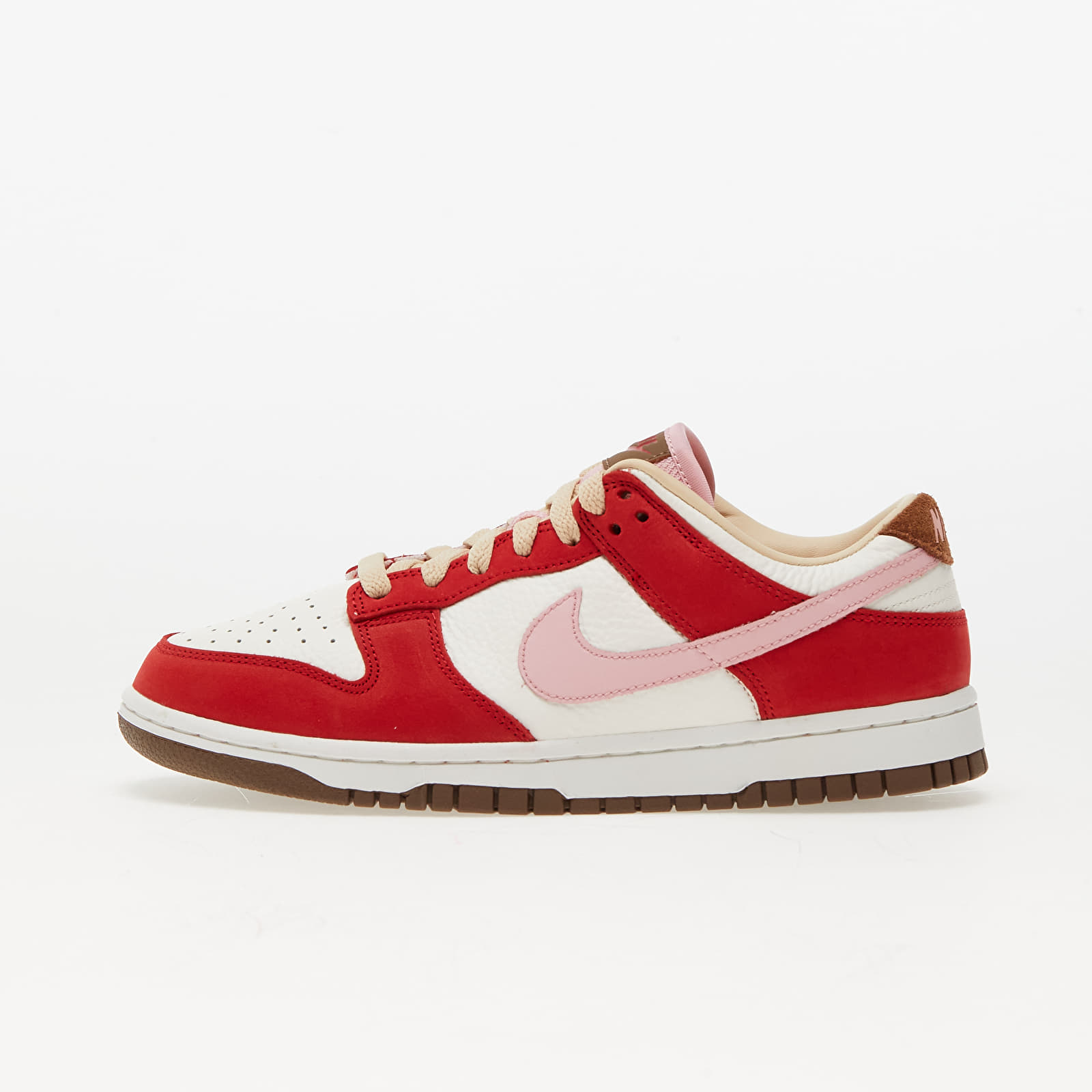 Damen Sneaker und Schuhe Nike W Dunk Low Premium Sport Red/ Sheen-Sail-Medium Brown