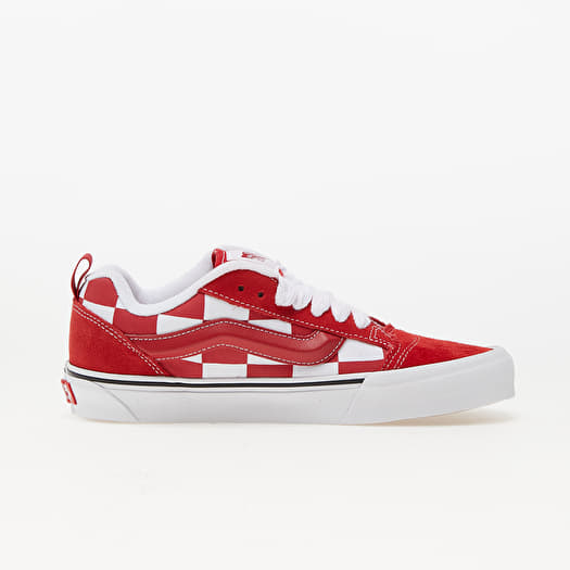 Vans red n white sale