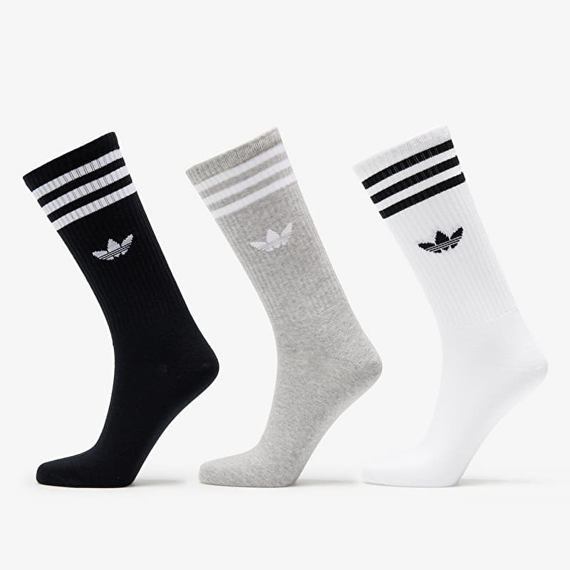 adidas High Crew Sock 3-Pack White/ Mgreyh/ Black