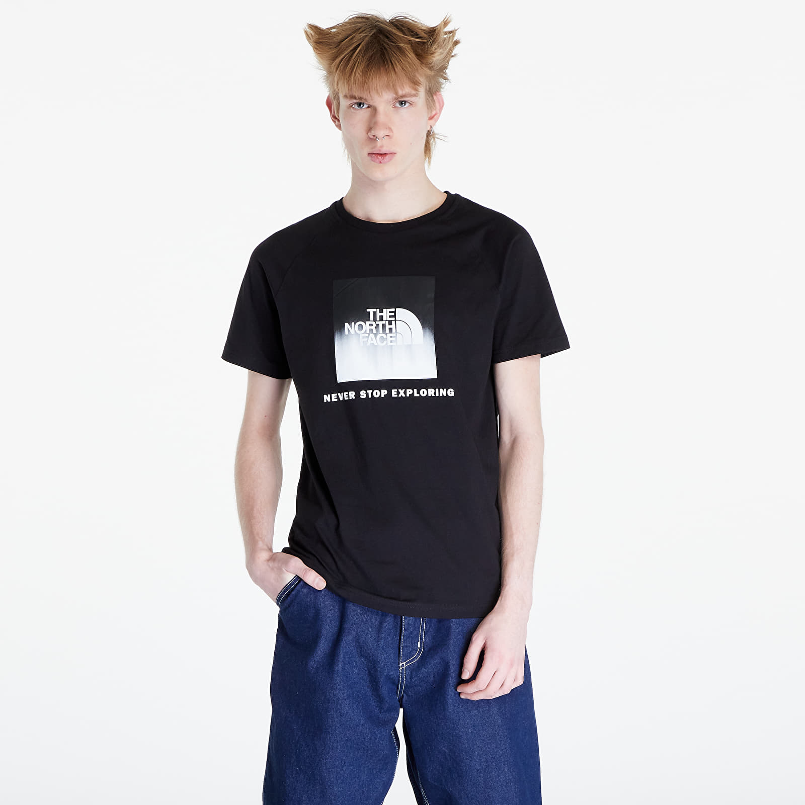 Tričká The North Face S/S Raglan Redbox Tee TNF Black/ Tnf B