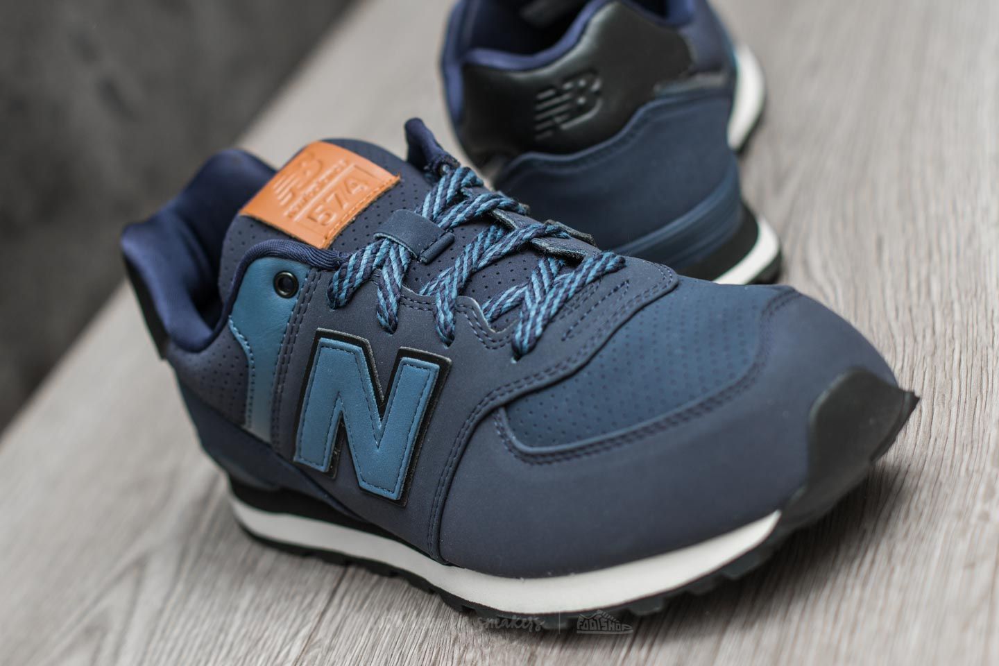 Sko til kvinder New Balance 574 Blue