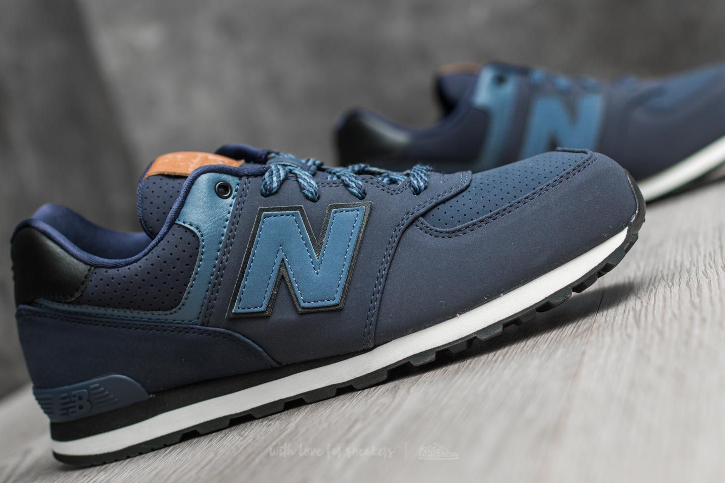 Sko til kvinder New Balance 574 Blue
