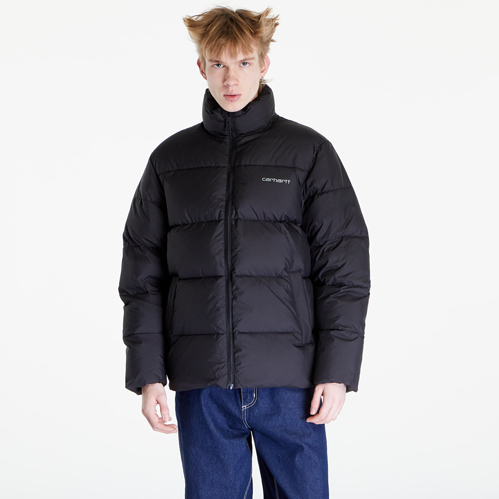 Kurtki Carhartt WIP Springfield Jacket UNISEX Black/ Blacksmith