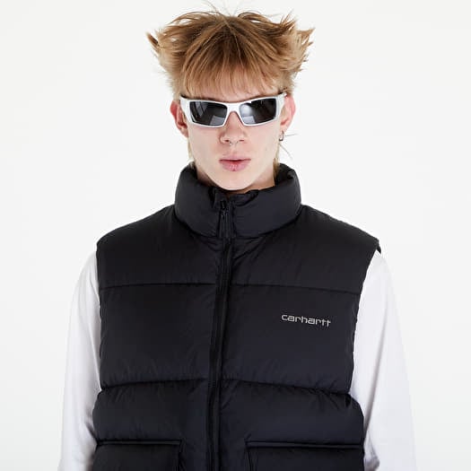 Mens carhartt vest with sale hood