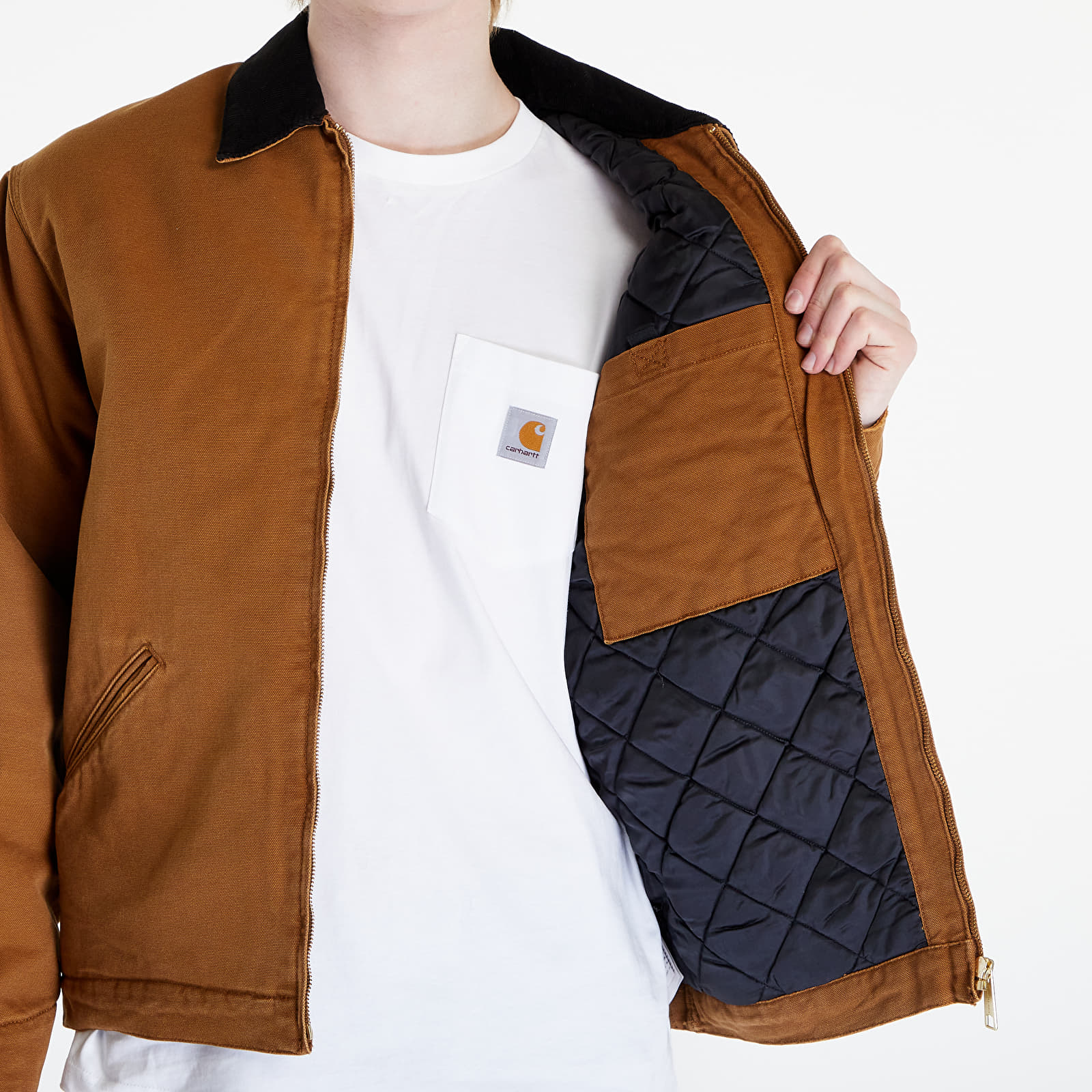 Chaquetas Carhartt WIP OG Detroit Jacket UNISEX Deep Hamilton Brown/ Black