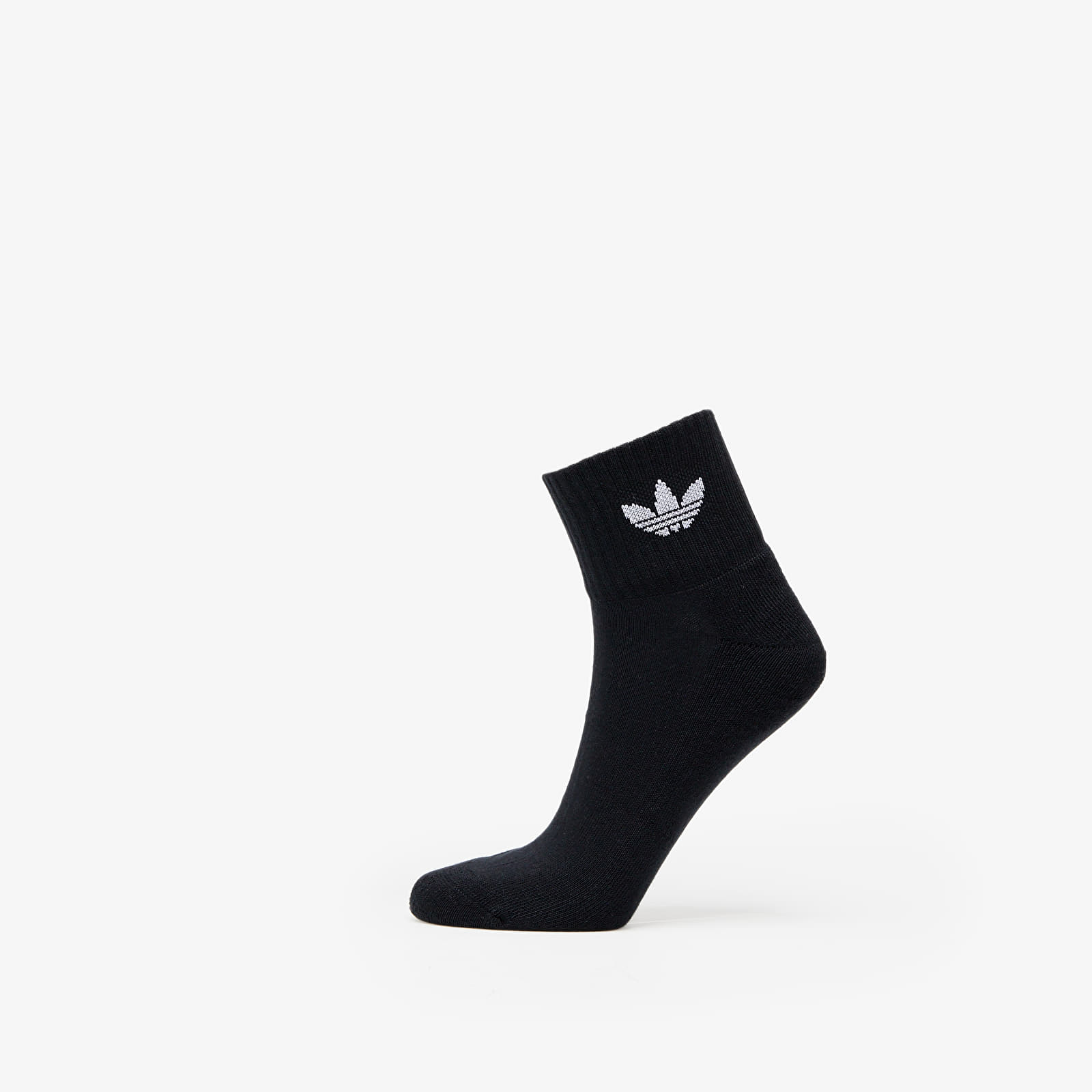 Zoknik adidas Mid Ankle Sock 3-Pack White/ Medium Grey Heather/ Black