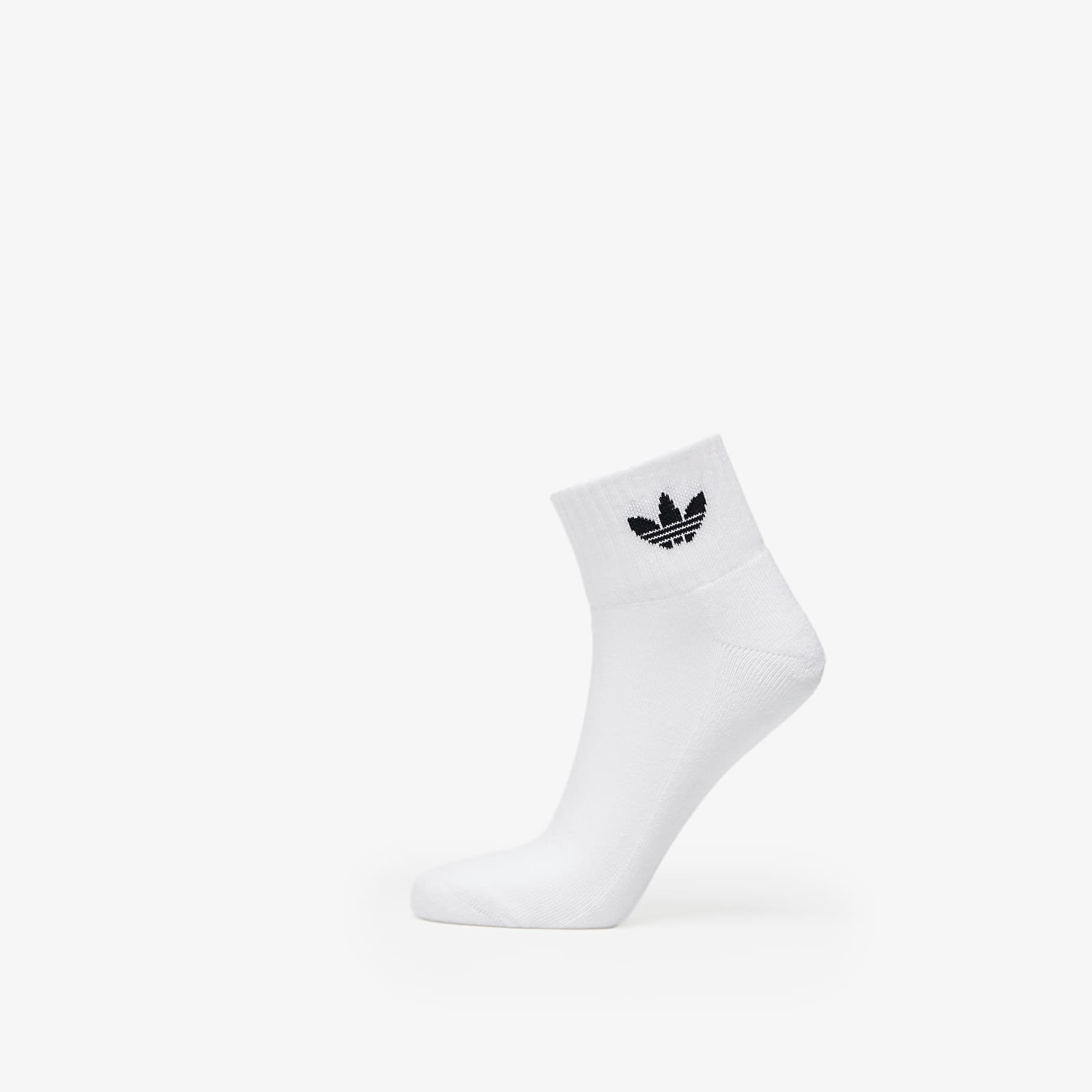 Zoknik adidas Mid Ankle Sock 3-Pack White/ Medium Grey Heather/ Black