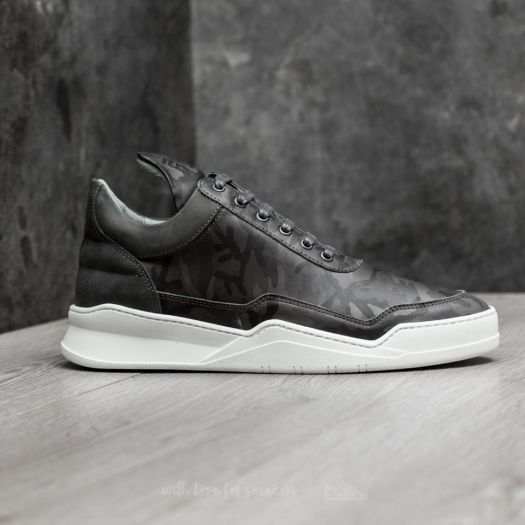 Men s shoes Filling Pieces Low Top Ghost Camo Black Footshop
