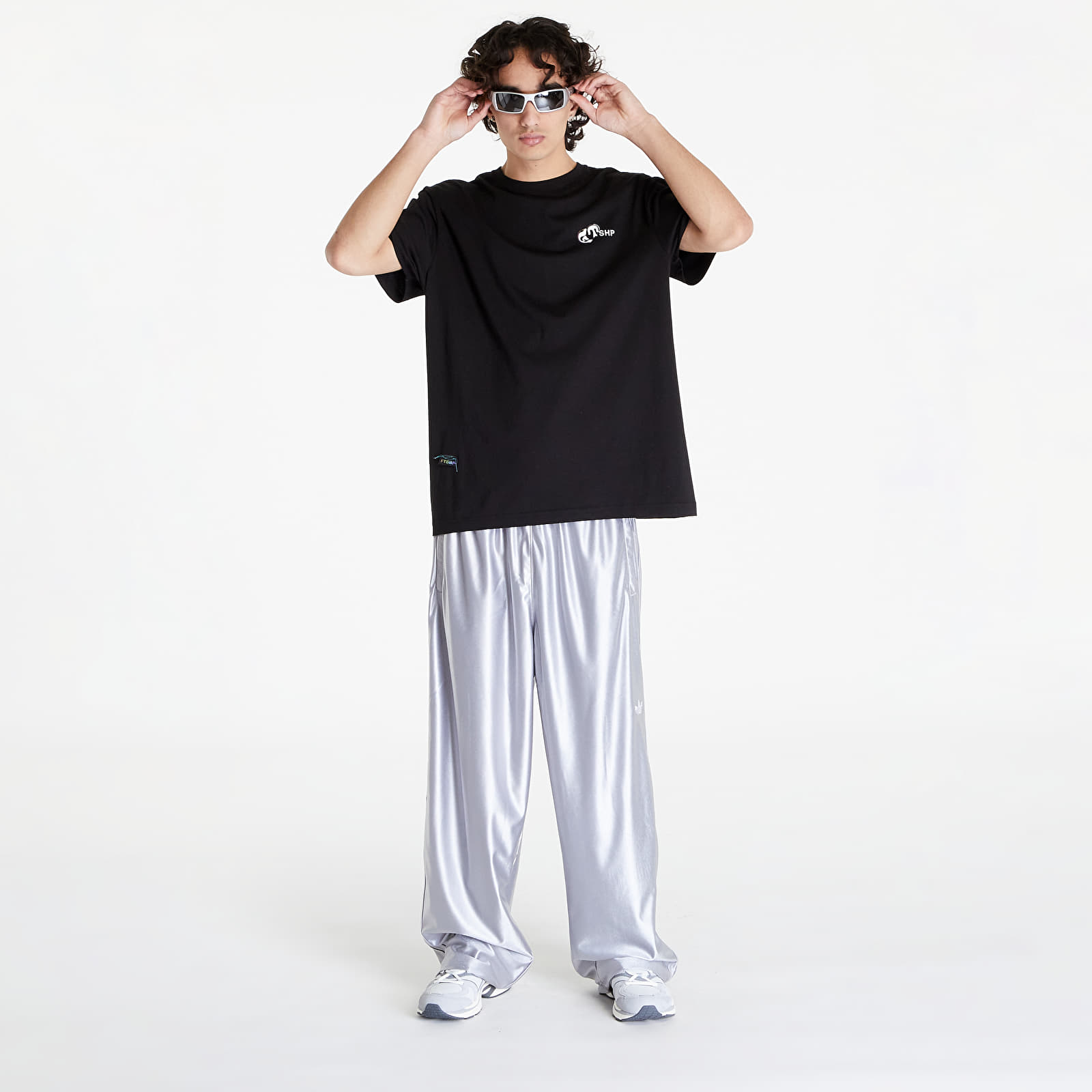 Jogginghosen adidas Firebird Oversized Pant Light Onix