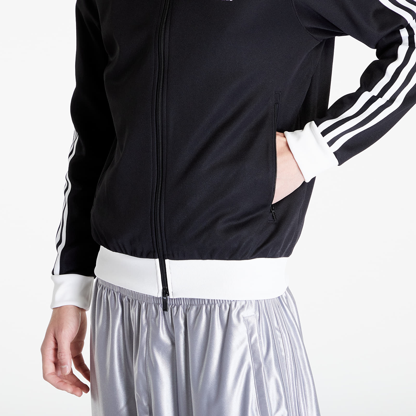 Classics Track Hoodies sweatshirts Black/ White and Beckenbauer Adicolor Footshop | adidas Top