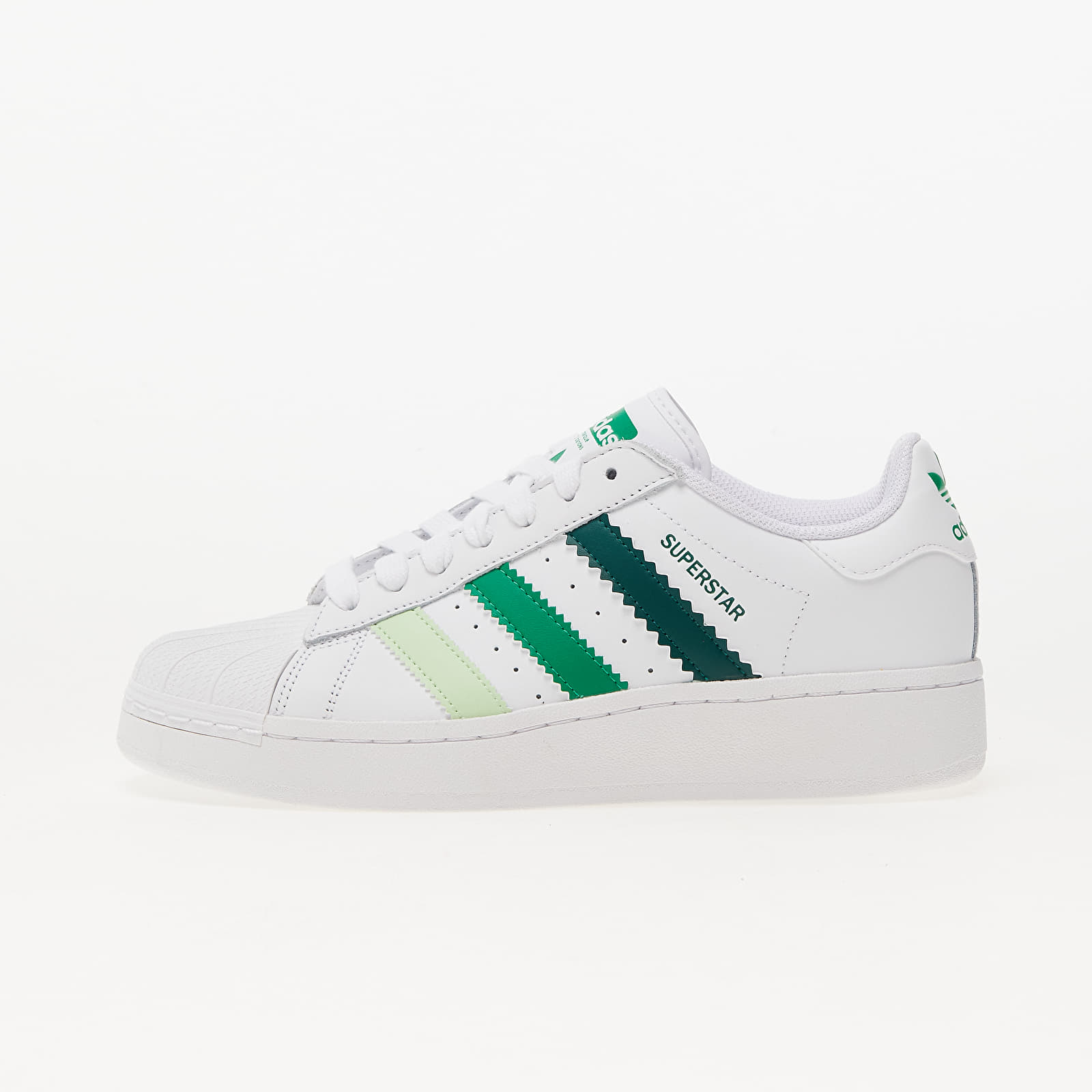Levně adidas Superstar Xlg W Ftw White/ Collegiate Green/ Green