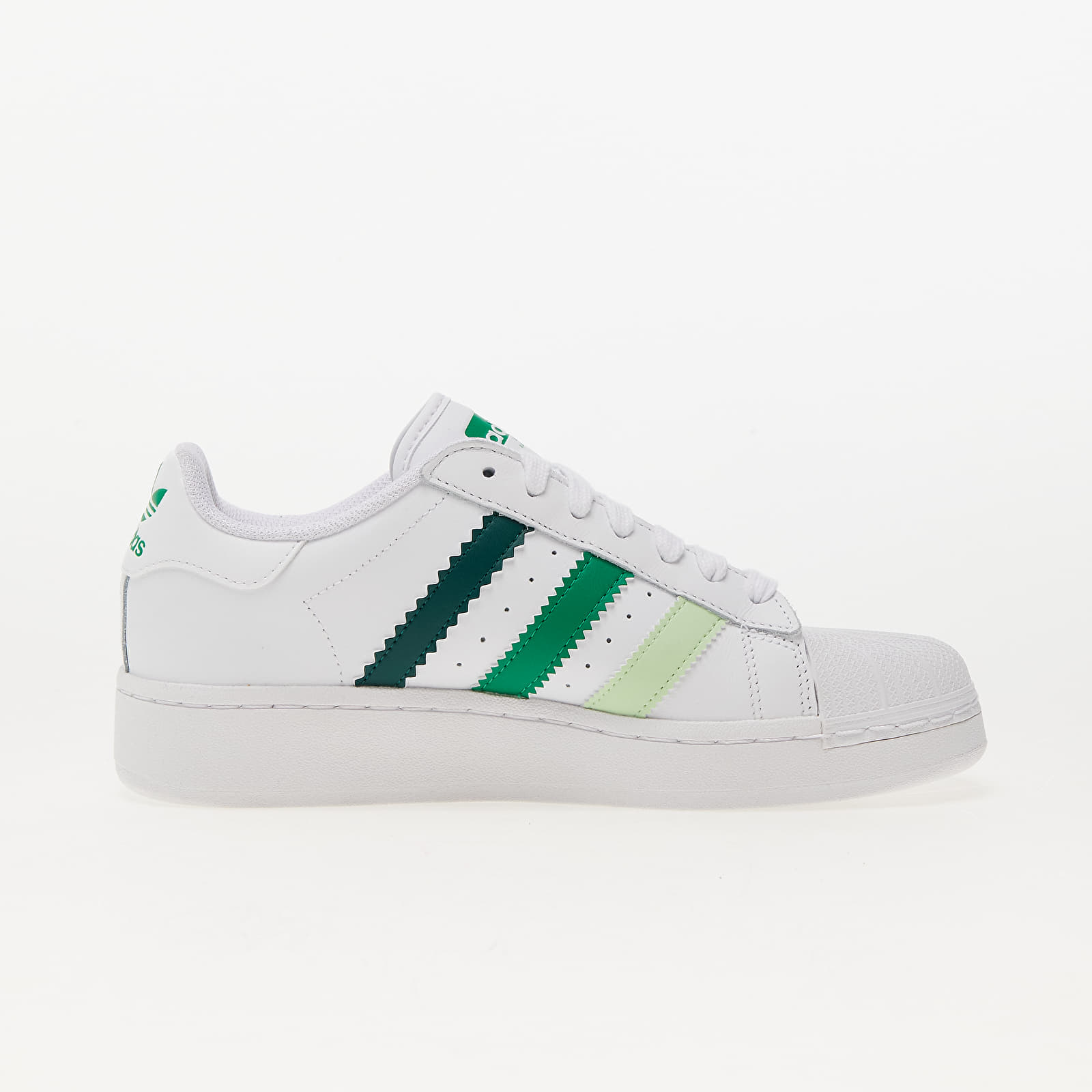 Scarpe donna adidas Superstar Xlg W Ftw White Collegiate Green Green Footshop