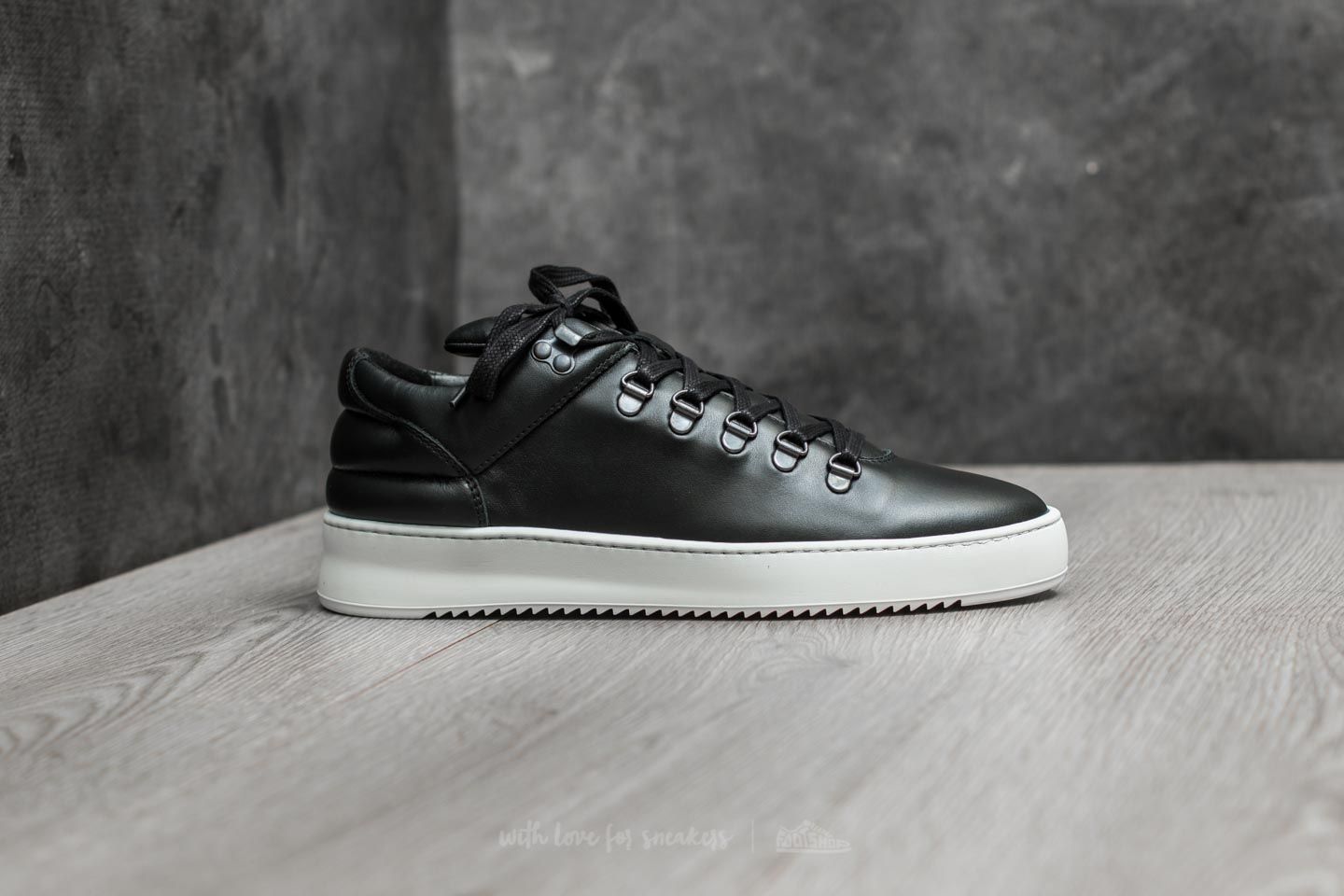Men s shoes Filling Pieces Mountain Cut Ripple Black Footshop