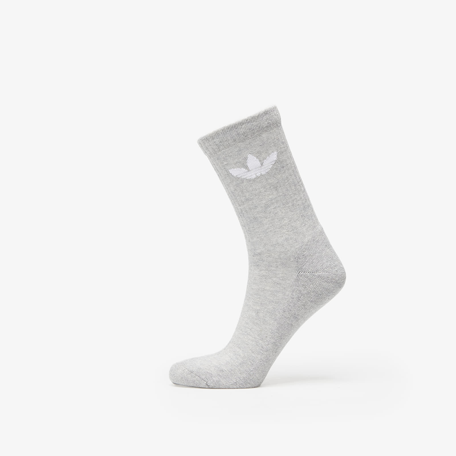 Zoknik adidas Trefoil Cushion Crew Sock 6-Pack Black/ White/ Medium Grey Heather